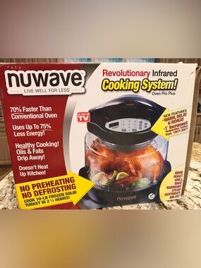 NuWave Revolutionary Infrared Infrared Cooking System Oven Pro Plus- Black